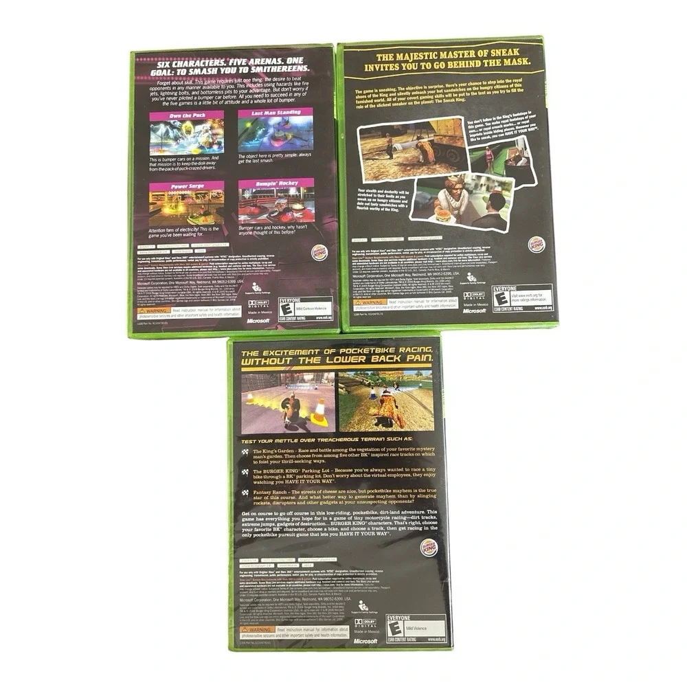 PocketBike Racer & Sneak King & Big Bumpin' - SPECIAL BK GAMES XBOX 2006